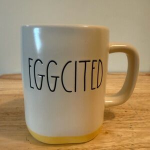 Rae Dunn EGGCITED' Mug